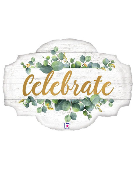 32in Betallic Rustic Birthday Balloon