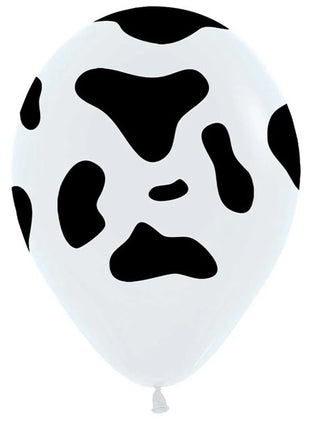 11in Sempertex Cow Print 50ct