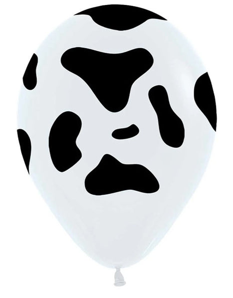11in Sempertex Cow Print 50ct
