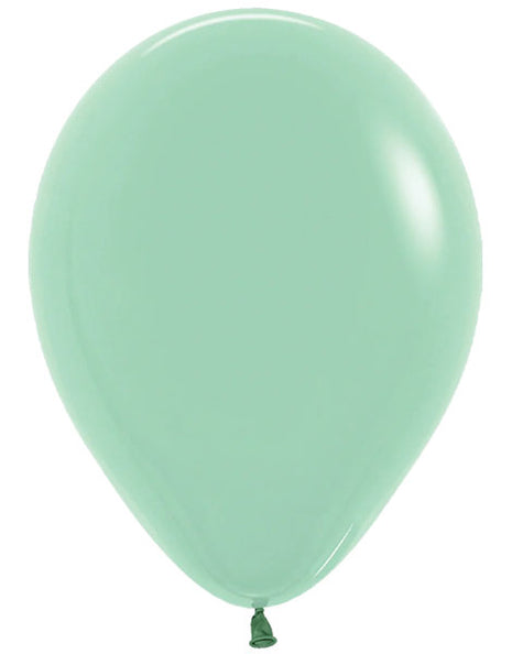 Sempertex Pastel Dusk Green Tea, 5 pulgadas, 100 unidades