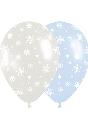 11in Sempertex Snowflakes 50ct