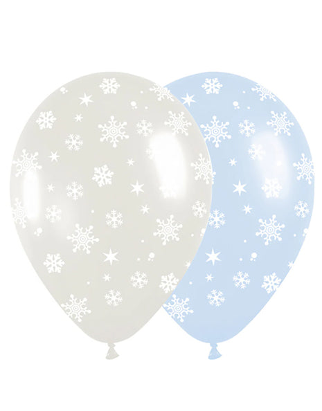 11in Sempertex Snowflakes 50ct