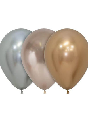 5in Sempertex Reflex Assortment Golden Luxury 100ct - Joker Party Supply