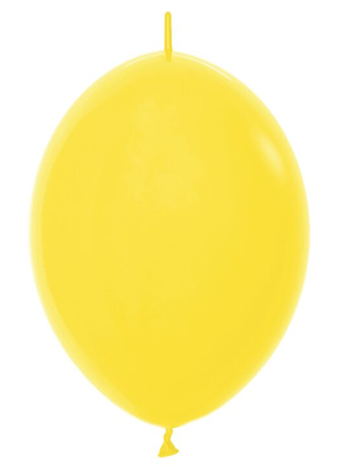 12in Sempertex Link-O-Loon Fashion Yellow 50ct - Joker Party Supply