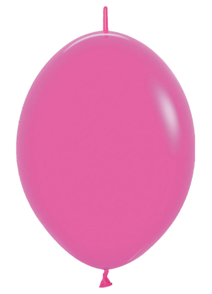 12in Sempertex Link-O-Loon Deluxe Fuchsia 50ct - Joker Party Supply