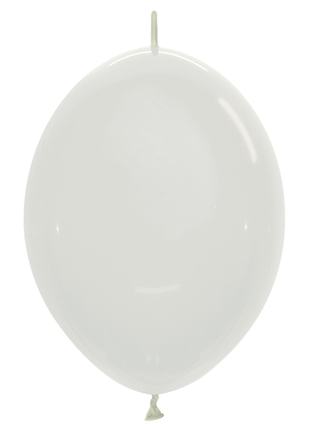 Sempertex Link-O-Loon Crystal Clear de 12 pulgadas, 50 unidades
