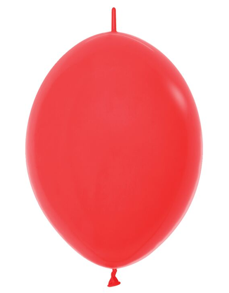 6in Sempertex Link-O-Loon Fashion Red 50ct - Joker Party Supply