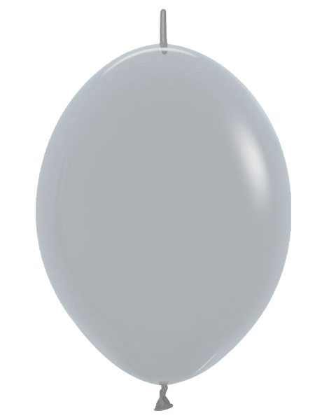 12in Sempertex Link-O-Loon Deluxe Grey 50ct - Joker Party Supply