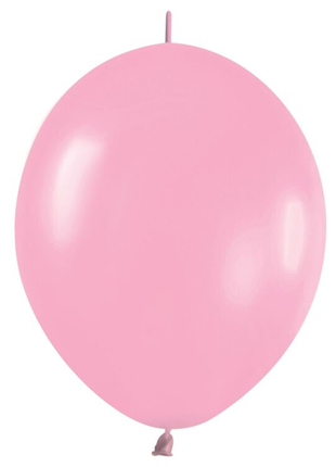 12in Sempertex Link-O-Loon Fashion Bubble Gum Pink 50ct - Joker Party Supply