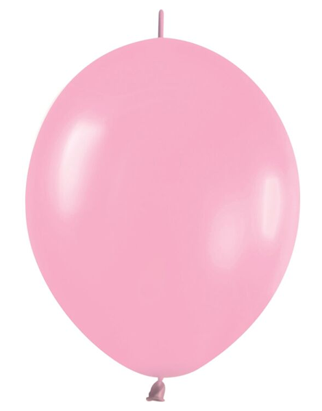 6in Sempertex Link-O-Loon Fashion Bubble Gum Pink 50ct - Joker Party Supply