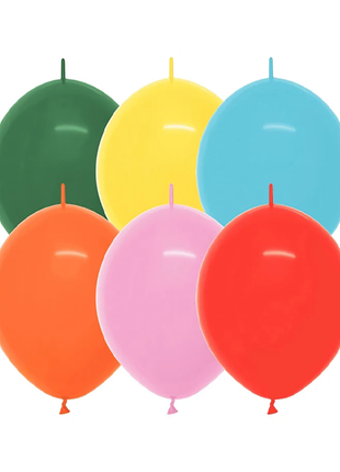 12in Sempertex Link-O-Loon Fashion Assortment 50ct - Joker Party Supply