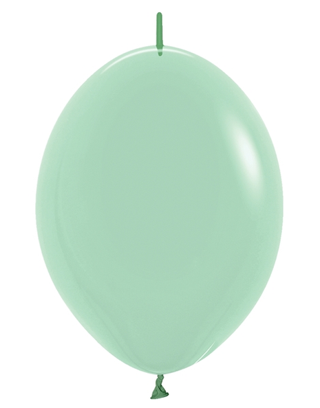 Sempertex Link-O-Loon Pastel Dusk Green Tea de 12 pulgadas, 50 unidades