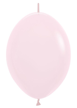 12in Sempertex Link-O-Loon Pastel Matte Pink 50ct - Joker Party Supply