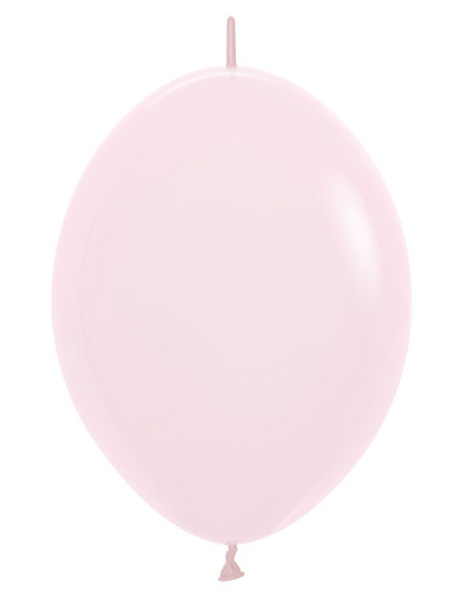 12in Sempertex Link-O-Loon Pastel Matte Pink 50ct - Joker Party Supply