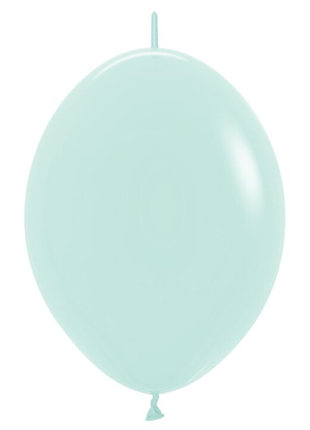 12in Sempertex Link-O-Loon Pastel Matte Green 50ct - Joker Party Supply