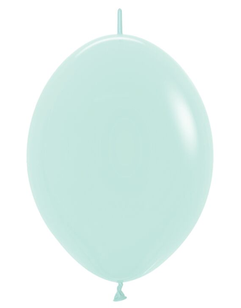 6in Sempertex Link-O-Loon Pastel Matte Green 50ct - Joker Party Supply