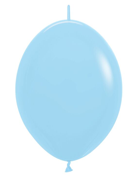 6in Sempertex Link-O-Loon Pastel Matte Blue 50ct - Joker Party Supply