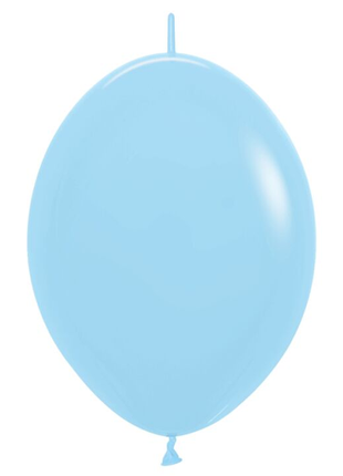 12in Sempertex Link-O-Loon Pastel Matte Blue 50ct - Joker Party Supply