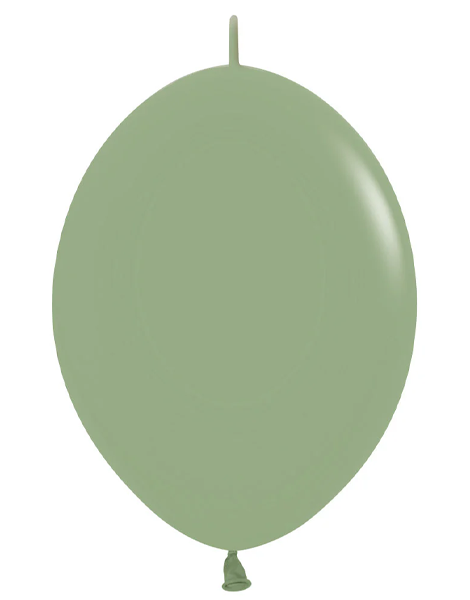 6in Sempertex Link-O-Loon Deluxe Eucalyptus 50ct - Joker Party Supply
