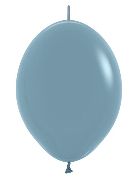 6in Sempertex Link-O-Loon Pastel Dusk Blue 50ct - Joker Party Supply