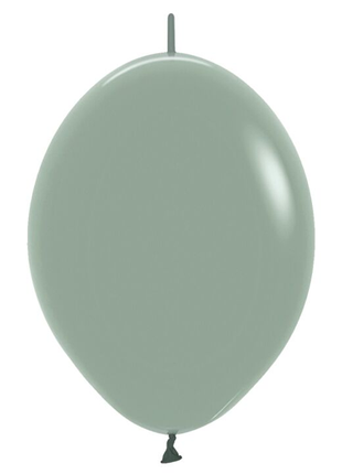 12in Sempertex Link-O-Loon Pastel Dusk Laurel Green 50ct - Joker Party Supply