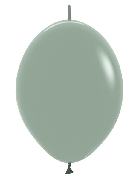 12in Sempertex Link-O-Loon Pastel Dusk Laurel Green 50ct - Joker Party Supply