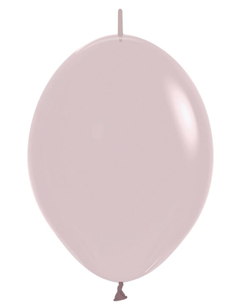 6in Sempertex Link-O-Loon Pastel Dusk Rose 50ct - Joker Party Supply