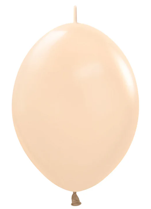 12in Sempertex Link-O-Loon Pastel Matte Malibu Peach 50ct - Joker Party Supply