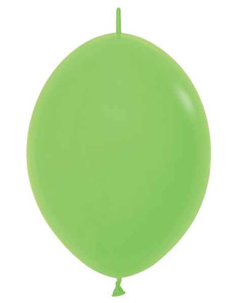 6in Sempertex Link-O-Loon Deluxe Key Lime 50ct - Joker Party Supply