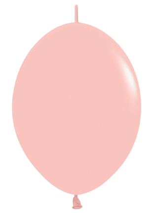 6in Sempertex Link-O-Loon Pastel Matte Melon 50ct - Joker Party Supply
