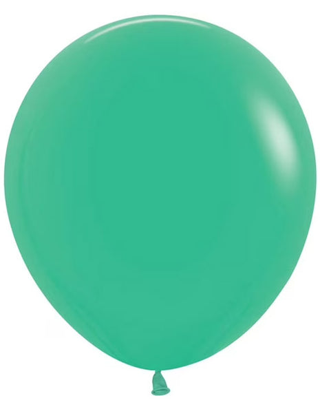 18in Sempertex Fashion Green 25ct - Joker Party Supply