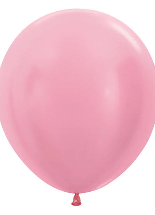 18in Sempertex Pearl Pink 25ct - Joker Party Supply