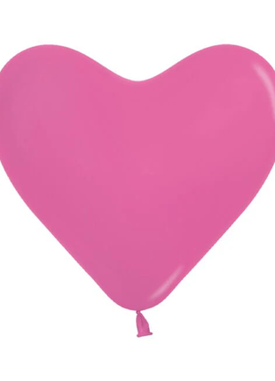 Corazones fucsias Sempertex Deluxe de 11 pulgadas, 50 unidades