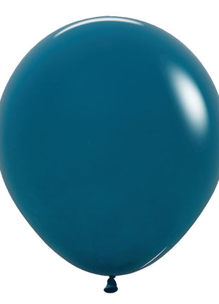 Sempertex Deluxe de 18 pulgadas, color verde azulado intenso, 25 unidades