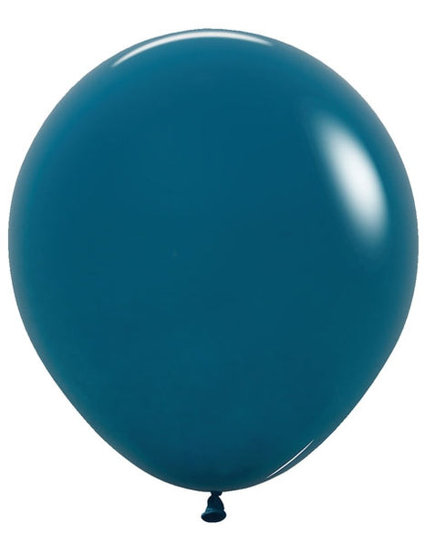 Sempertex Deluxe de 18 pulgadas, color verde azulado intenso, 25 unidades