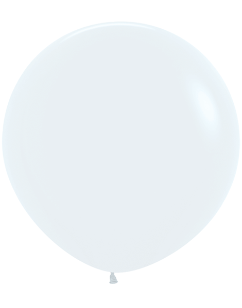 36in Sempertex Fashion White 2ct - Joker Party Supply
