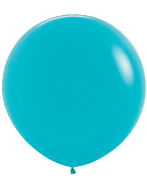 36in Sempertex Deluxe Turquoise 2ct - Joker Party Supply