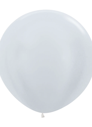 36in Sempertex Pearl White 2ct - Joker Party Supply