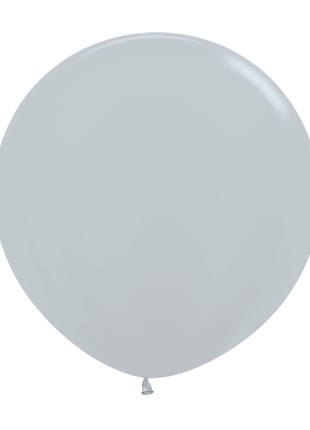 36in Sempertex Metallic Silver 2ct - Joker Party Supply