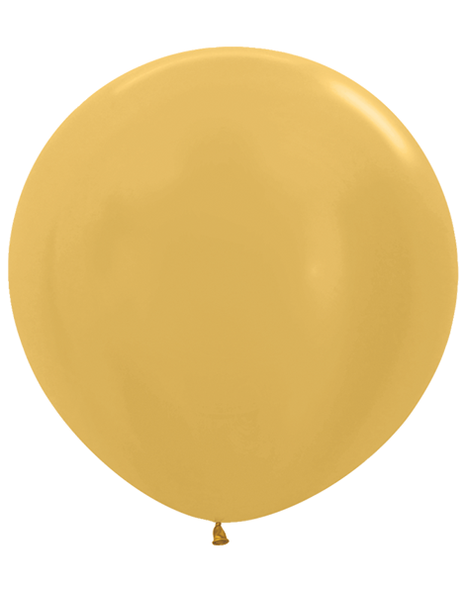 36in Sempertex Metallic Gold 2ct - Joker Party Supply