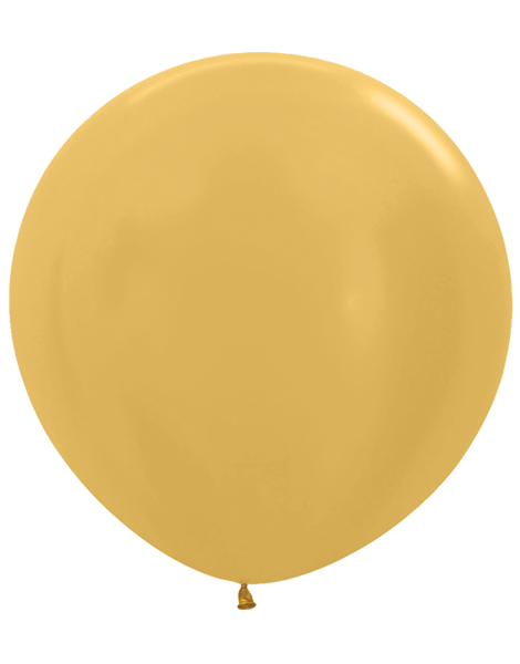 36in Sempertex Metallic Gold 2ct - Joker Party Supply