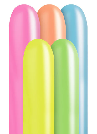 260in Sempertex Neon Assortment 100ct - Joker Party Supply
