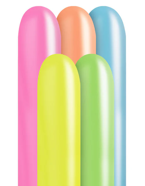 260in Sempertex Neon Assortment 100ct - Joker Party Supply