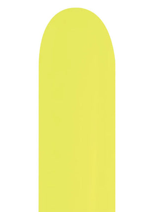 260 Sempertex Neon Yellow 50ct - Joker Party Supply