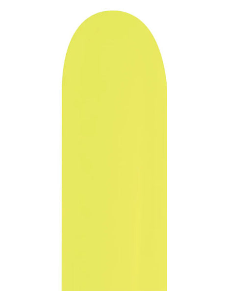 260 Sempertex Neon Yellow 50ct - Joker Party Supply