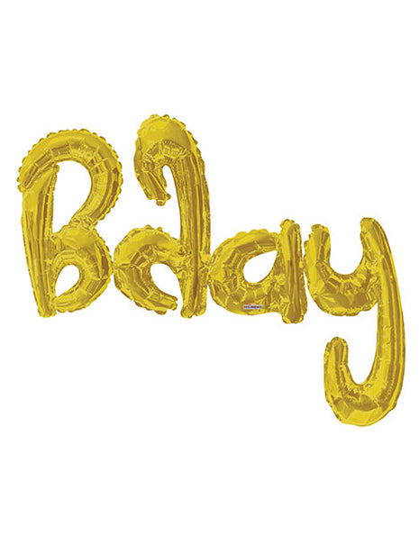 7ft Conver USA Jumbo Gold Bday Balloon - Joker Party Supply