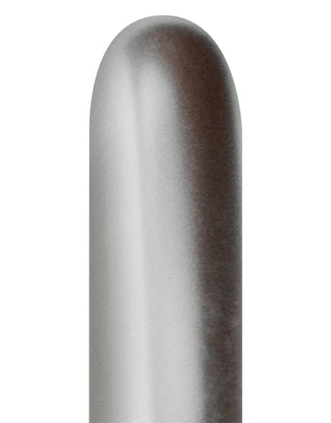 260 Sempertex Nozzle Up Reflex Silver 50ct - Joker Party Supply