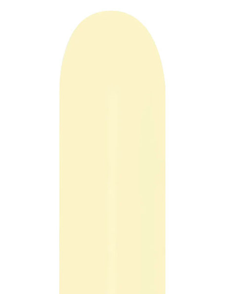 260 Sempertex Pastel Matte Yellow 50ct - Joker Party Supply