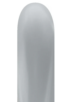 160 Sempertex Metallic Silver 100ct - Joker Party Supply