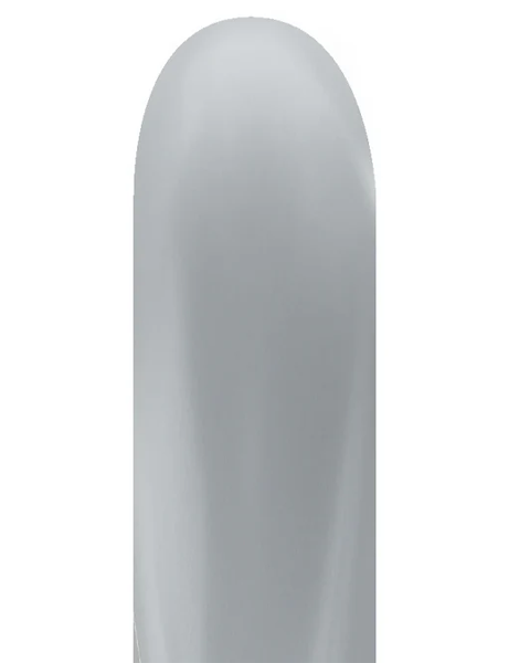 160 Sempertex Metallic Silver 100ct - Joker Party Supply